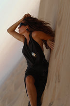 Noa Natural Onyx & Shell Necklace